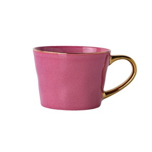 <b>Ceramic</b> Mug Solid Color Gold Rim Coffee Mug Gift <b>Cup</b> Customizable - Product Image 4