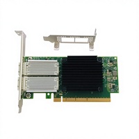 Interface réseau filaire Ethernet Mellanox MCX556A-ECAT, connexion interne X-5 Ex VPI EDR IB 100G, double port PCI Express