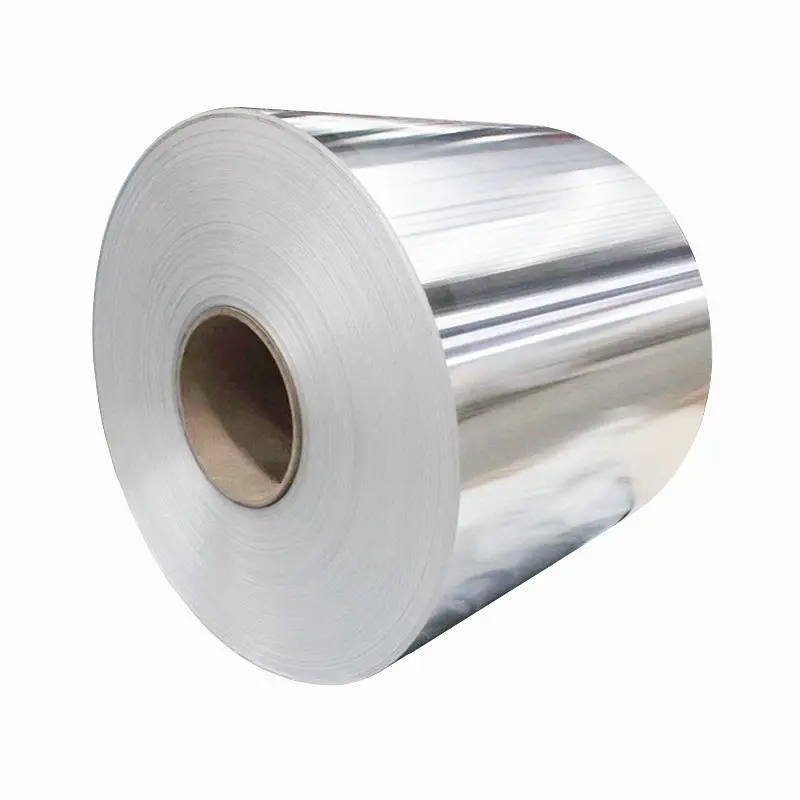 Jumbo roll 8011 8079 H24 contenitore di alta qualità che produce materie prime in foglio di alluminio fabbrica reale