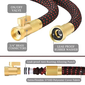 Lightweight Rubber 50FT 75FT 100FT Expandable with 9 Function ANSI Standard - Product Image 3
