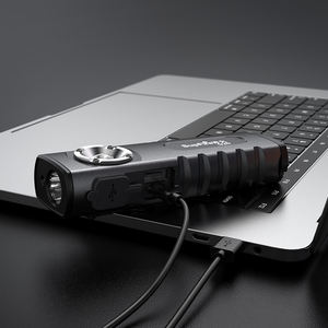 Lampu Baca LED Taktis Magnetik USB Isi Ulang, Aluminium Alloy, Sinar Dapat Disesuaikan, Tahan Air, Senter Pipih, Penunjuk <span class=keywords><strong>Laser</strong></span> Merah - Product Image 4
