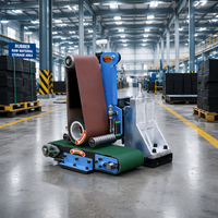 Machine automatique de débavurage et de polissage des métaux, équipement de meulage de surface pour tôles plates, pour l'élimination de la rouille