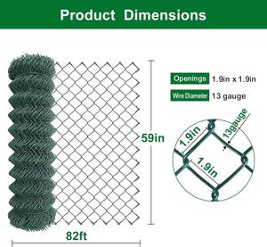 Ağır taşınabilir ucuz horoz kafesleri galvanizli siklon tel örgü çit zincir bağlantı çit panelleri aksesuarları parçaları - Product Image 2