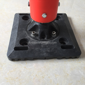 Linh hoạt mùa xuân chống tác động Flat Top phản chiếu đường delineator Bài Nhựa cảnh báo giao thông delimiter với nhựa cơ sở - Product Image 6