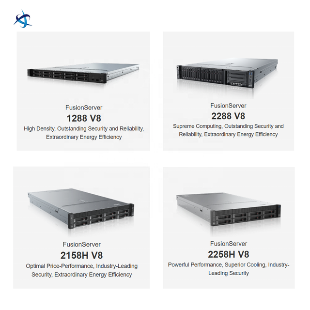 New Arrivals FusionServer 1288/2288/2158H/2258H V8 Intel Xeon Rack Servers for Data Center AI Enterprise Workloads in Stock
