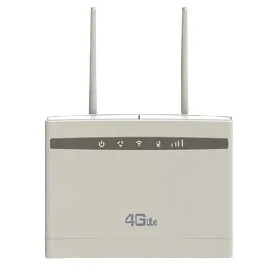 4G yönlendirici CPE Wifi tekrarlayıcı Modem geniş bant ile SIM yuvası Wifi yönlendirici ağ geçidi ile Lan portu ve 2600mAh pil