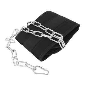 6with Chain and Carabiner for <strong>Dips</strong> <strong>Pull</strong> <strong>Ups</strong> and Weightlifting Exercises - Product Image 2