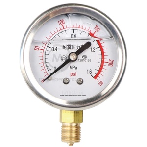 อุปกรณ์ปั๊มแก๊ส LPG เกจวัดแรงดัน LPG เกจวัดแรงดันแบบกันกระแทก - Product Image 1