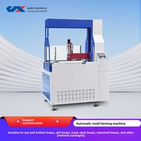Machine automatique de formage de couvercles pliants (haut et bas) pour boîtes cadeaux, avec ajustement automatique du moule, pour la formation de contenants d'emballage, garantie trois ans