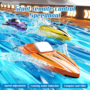 Yacht télécommandé électrique 2,4 GHz de haute qualité pour cascades aquatiques, petit <span class=keywords><strong>bateau</strong></span> jouet RC - Product Image 3