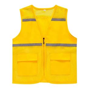Chaleco Reflectante Transpirable con Tira Luminosa, Impresión Personalizada para Adultos Unisex, Voluntarios, Poliéster, Sin Mangas, para Todas las Temporadas - Product Image 6