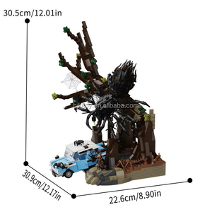Juguete Educativo de Bricolaje, Animales, Personajes de Películas de Terror, Criatura Mágica, Decoración de Halloween, Araña Gigante para Construir - Product Image 2