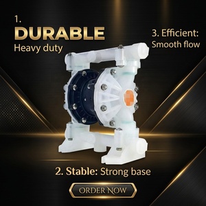 Haute qualité P plastique PTFE matériel personnalisé <span class=keywords><strong>pompe</strong></span> pneumatique à Double membrane 1-5 pouces huile acide transport <span class=keywords><strong>pompe</strong></span> basse pression - Product Image 1