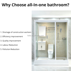 <span class=keywords><strong>Cabine</strong></span> de <span class=keywords><strong>douche</strong></span> modulaire préfabriquée en verre trempé personnalisable – Offre spéciale - Product Image 2