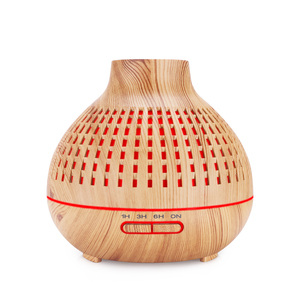Professionnel 400ml Unique Grain de bois humidificateur d'<span class=keywords><strong>air</strong></span> maison ultrasons arômes diffuseur d'huile essentielle pour l'<span class=keywords><strong>air</strong></span> frais - Product Image 2