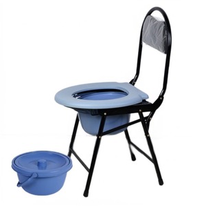 Silla de baño portátil para personas mayores y mujeres embarazadas, engrosada con asa, equipo de seguridad para el baño de uso doméstico - Product Image 3