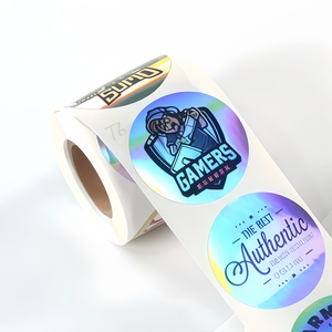 Exquisite waterproof shaped label <b>stickers</b> adhesive packaging labels Laser color customizable transfer adhesive packaging label - Product Image 2