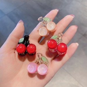 Hot coréen mignon cerise acrylique <span class=keywords><strong>pince</strong></span> à cheveux <span class=keywords><strong>pince</strong></span> à griffes pour femmes filles enfants épingle à cheveux <span class=keywords><strong>crabe</strong></span> bandeau chapeaux pinces à cheveux - Product Image 1