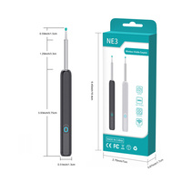 NE3 Herramienta Inalámbrica Visible para Limpieza de Oídos, Cámara para Remover Cera de Oídos con 1080P