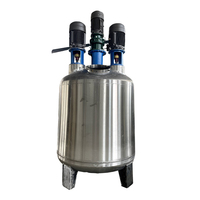 Mélangeur homogénéisateur pour réservoir chimique, machine de fabrication de savon liquide et détergent, moteur en acier inoxydable SUS304, certifié CE/ISO