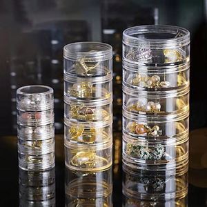 Wholesale Mini <b>Small</b> Clear Plastic <b>Storage</b> Box With <b>Lid</b> Multifunctional Jewelry Bead Necklace Organizer <b>Boxes</b> Custom Logo - Product Image 1