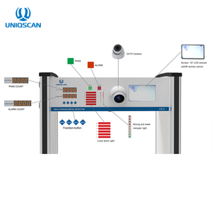 CCTV Camera LCD Door Scanner Full Body quét màn hình đi bộ qua khung cửa máy dò kim loại - Product Image 4
