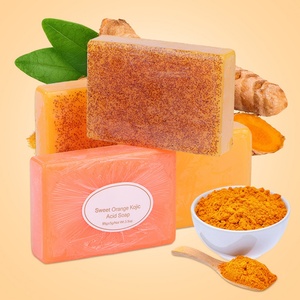 Savon Artisanal Nettoyant Visage et Corps en Gros – Citron, Curcuma, Orange Douce, Acide Kojique - Product Image 1
