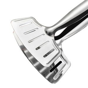 Buffet Serving Steak Turner <strong>Fish</strong> Shovel Clamps Stainless Steel Salad Spoon Food Cook Tongs Salad - Product Image 6