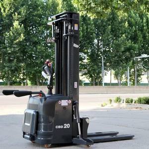 Carrello Elettrico da Magazzino/Cantiere - Carrello per Trasporto Cemento con Attacco per Bidone - Product Image 1