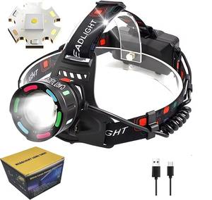 Linterna Frontal LED Recargable de Alta Luminosidad con Sensor de Movimiento, Linterna Frontal Impermeable IPX5 para Camping, Correr y Escalar - Product Image 1
