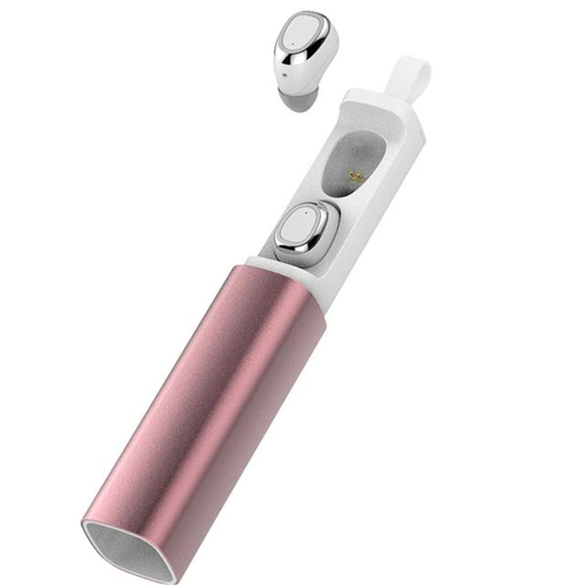 Power Bank TWS Earbuds with LCD Screen Wireless Bluetooth Earphones 250mAh Charging Case Extended Playtime Headphones for Travel