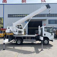 Camion-grue hydraulique mobile ISUZU KV600 5 tonnes avec flèche de 5m à 7 sections et crochet puissant, fabriqué en Chine, à vendre