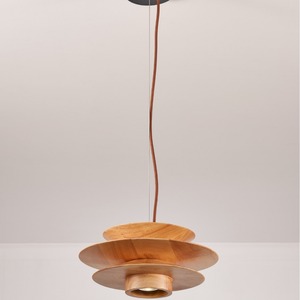 Minimalist Modern Pendant <b>Light</b> Solid Wood Round E27 Led Home <b>Lighting</b> For Living Room Bedroom - Product Image 1