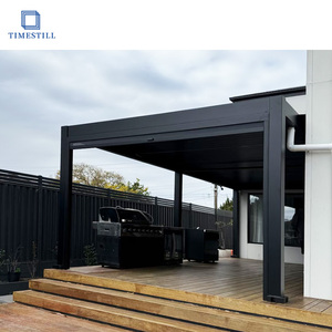 Pérgola <span class=keywords><strong>de</strong></span> <span class=keywords><strong>Aluminio</strong></span> TIMESTILL con <span class=keywords><strong>Lamas</strong></span>, Pérgola <span class=keywords><strong>de</strong></span> <span class=keywords><strong>Aluminio</strong></span> <span class=keywords><strong>para</strong></span> Exteriores <span class=keywords><strong>de</strong></span> 4x6 m, Resistente al Viento - Product Image 2