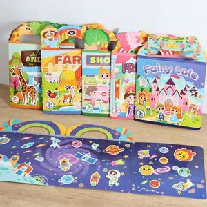 Boys Girls Birthday Christmas <b>Gifts</b> Colorful 6 Fun Themes Reusable <b>Creative</b> Sticker Books for Toddlers 3-6 - Product Image 5