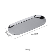 Plateau à outils pour bougies parfumées en acier inoxydable avec plaque d'extinction et coupe-mèche pour le placement et l'organisation des bougies