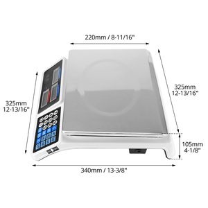 Nueva Báscula de Precisión de 30 kg con Pantalla LCD y Soporte OEM para Supermercados - Product Image 4