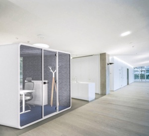 Glory Merge GMP-L3026HY Portable Aluminum Alloy Modern Modular Privacy Silence Soundproof Booth Acoustic Work Pod for Office - Product Image 6
