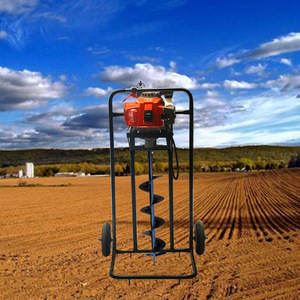 Perceuse à <span class=keywords><strong>tarière</strong></span> <span class=keywords><strong>manuelle</strong></span> puissante à pédale, type cadre, 48 positions, pour la plantation d'arbres fruitiers et le forage de sol agricole - Product Image 4