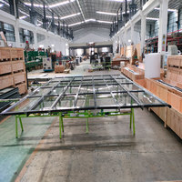 Porte de garage sectionnelle moderne en verre trempé dépoli 9x8 9x7 16x7, porte de garage électrique en plexiglas pour la maison