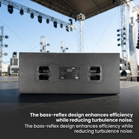 X G28 SUB Subwoofer professionnel double de 18 pouces haute puissance pour système de sonorisation de concert et de tournée