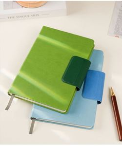 A5 PU Notebook Hardcover Magnetic Buckle Waterproof High Quality Diary Enterprise Customized LOGO Business <b>Gifts</b> - Product Image 2