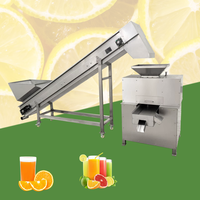 Presse-agrumes industriel automatique à double rouleau haute capacité en acier inoxydable pour oranges et citrons