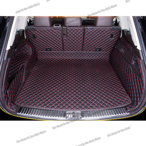 De coche de cuero Mat tronco de carga del trazador de líneas para Volkswagen <span class=keywords><strong>Touareg</strong></span> 2010, 2011, 2012, 2013, 2014, 2015, 2016, 2017, 2018, 2019, 2020 trasero vw - Product Image 5