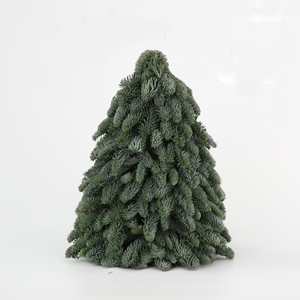 Hot Sale Mini Novotel <strong>Christmas</strong> <strong>Tree</strong> Artificial Green PE Tabletop <strong>Christmas</strong> <strong>Tree</strong> with <strong>Wooden</strong> Base for Xmas Party Home Decor - Product Image 5