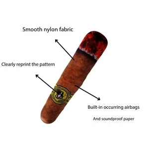 Divertido Juguete de Peluche para Perro con Forma de Cigarro, de Tela de Nylon Suave, con Sonido, Resistente a Mordidas, con Logotipo Personalizado - Product Image 3