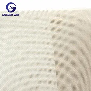 Ceinture économique en maille de tissu polyester à trous carrés à armure toile pour la filtration minière