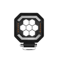 Lampe de travail LED multifonctionnelle, lumière d'avertissement ambre, feu de position, lampe latérale, ECE R65 R10 R148 CE UKCA ROHS SAE J595
