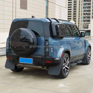Copriruota di scorta nero lucido Union Jack per Land Rover <span class=keywords><strong>Defender</strong></span> 90 110 2020-2025, protezione ruota impermeabile in ABS - Product Image 6