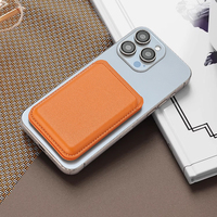 Support de téléphone portable magnétique puissant et porte-cartes en cuir PU pliable, compatible avec les appareils portables, en stock, pour usage au bureau